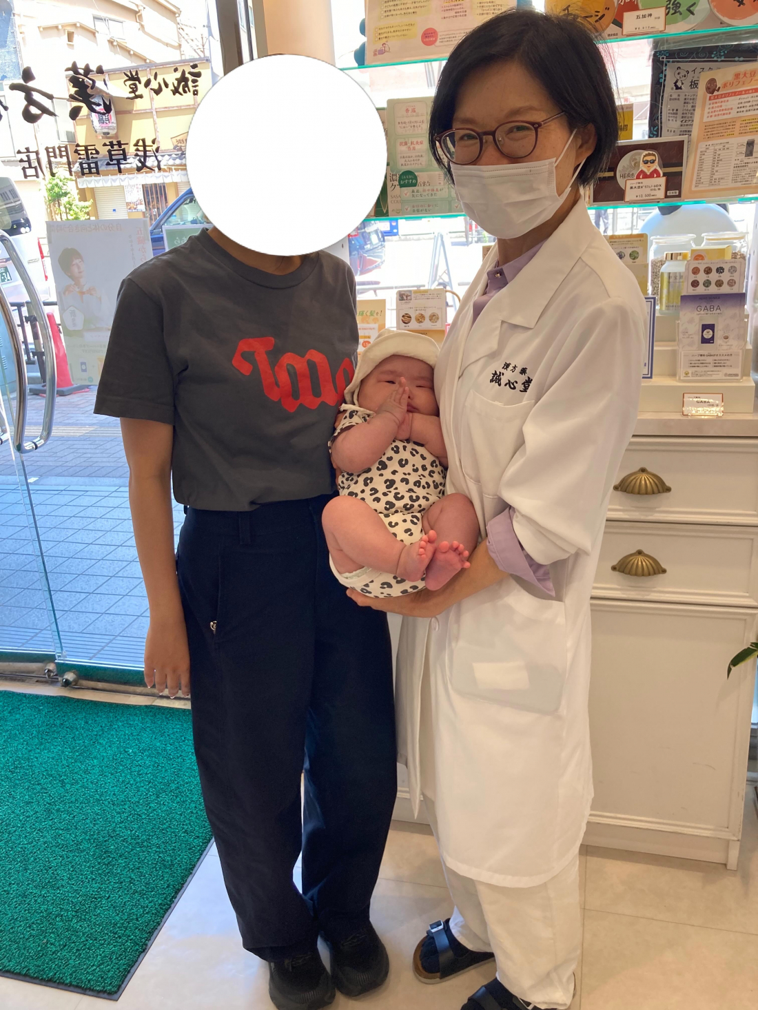 妊活 ご出産されたお客様がお子様を連れて来店!